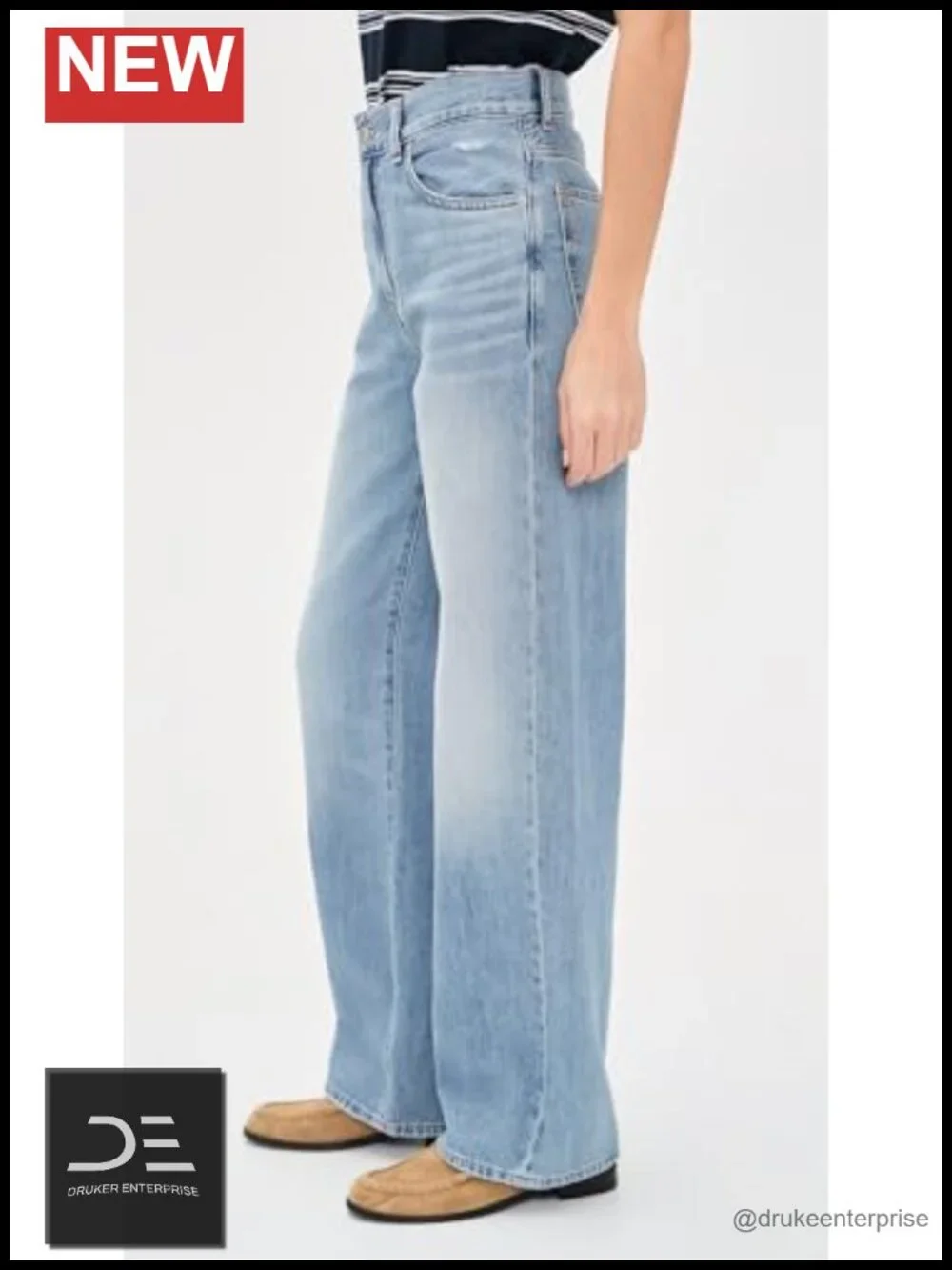 Wide Leg Jeans, Lightweight Denim, High Rise, 31in Inseam